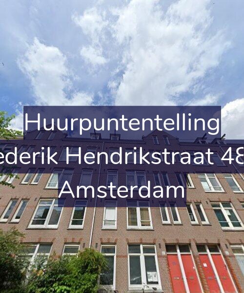 Foto gevel Huurpuntentelling voor Frederik Hendrikstraat 48-3, Amsterdam