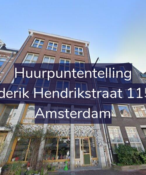 Foto gevel Huurpuntentelling voor Frederik Hendrikstraat 115-H, Amsterdam