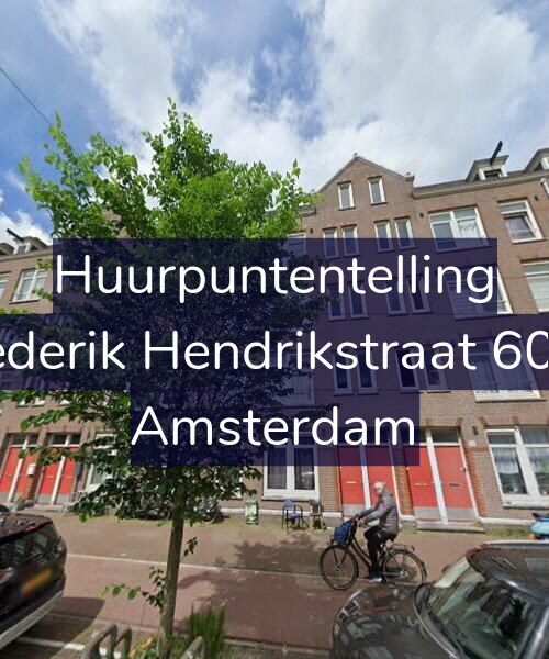Foto gevel Huurpuntentelling voor Frederik Hendrikstraat 60-H, Amsterdam