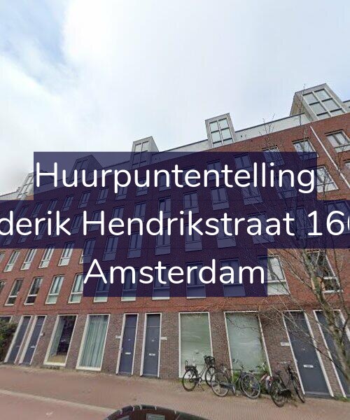 Foto gevel Huurpuntentelling voor Frederik Hendrikstraat 166-C, Amsterdam