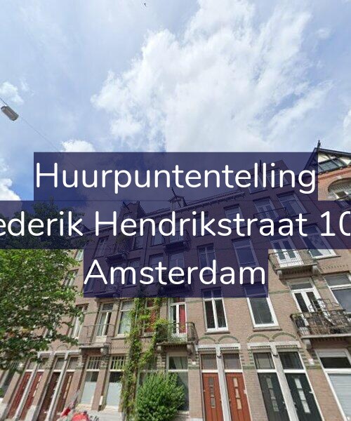 Foto gevel Huurpuntentelling voor Frederik Hendrikstraat 10-2, Amsterdam