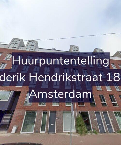 Foto gevel Huurpuntentelling voor Frederik Hendrikstraat 188-E, Amsterdam