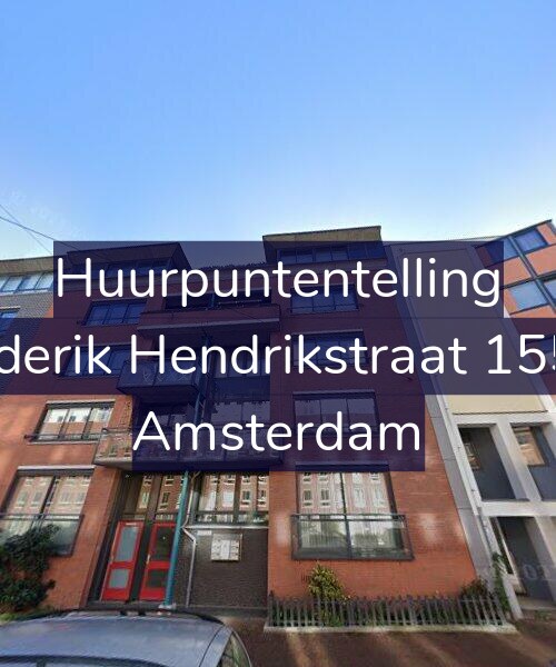 Foto gevel Huurpuntentelling voor Frederik Hendrikstraat 155-A, Amsterdam