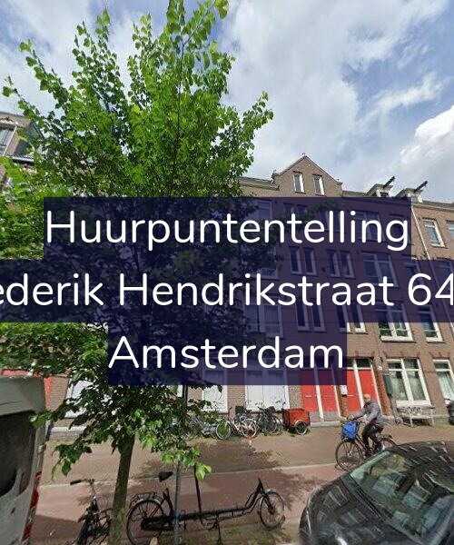 Foto gevel Huurpuntentelling voor Frederik Hendrikstraat 64-H, Amsterdam