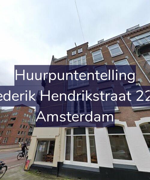Foto gevel Huurpuntentelling voor Frederik Hendrikstraat 22-1, Amsterdam