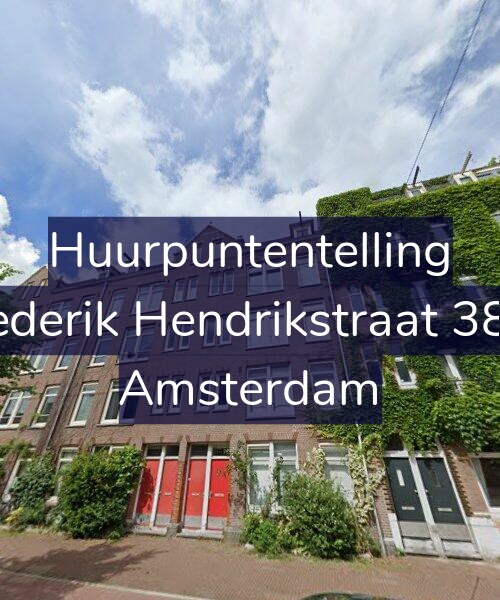 Foto gevel Huurpuntentelling voor Frederik Hendrikstraat 38-1, Amsterdam