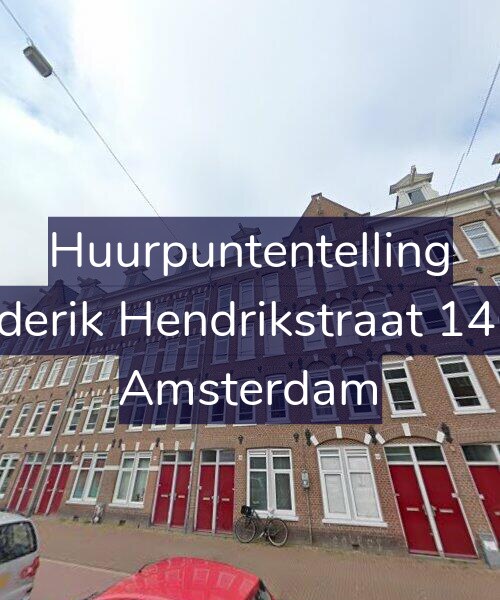 Foto gevel Huurpuntentelling voor Frederik Hendrikstraat 146-2, Amsterdam