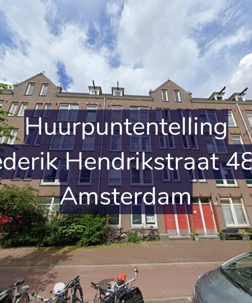 Foto gevel Huurpuntentelling voor Frederik Hendrikstraat 48-H, Amsterdam