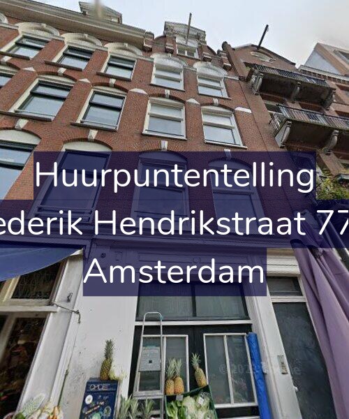 Foto gevel Huurpuntentelling voor Frederik Hendrikstraat 77-2, Amsterdam