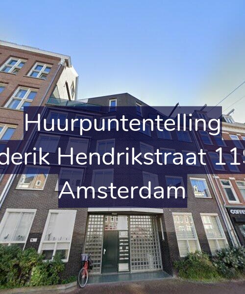 Foto gevel Huurpuntentelling voor Frederik Hendrikstraat 119-C, Amsterdam