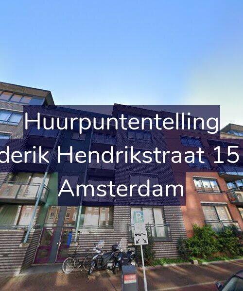 Foto gevel Huurpuntentelling voor Frederik Hendrikstraat 151-C, Amsterdam