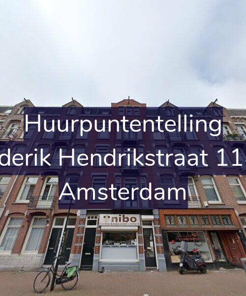 Foto gevel Huurpuntentelling voor Frederik Hendrikstraat 114-1, Amsterdam
