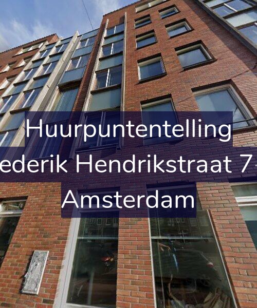 Foto gevel Huurpuntentelling voor Frederik Hendrikstraat 7-B, Amsterdam