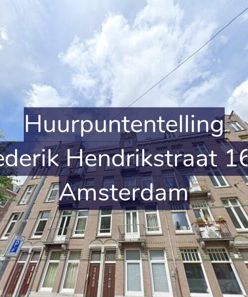 Foto gevel Huurpuntentelling voor Frederik Hendrikstraat 16-2, Amsterdam