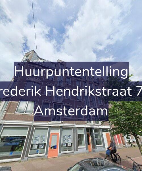 Foto gevel Huurpuntentelling voor Frederik Hendrikstraat 74, Amsterdam