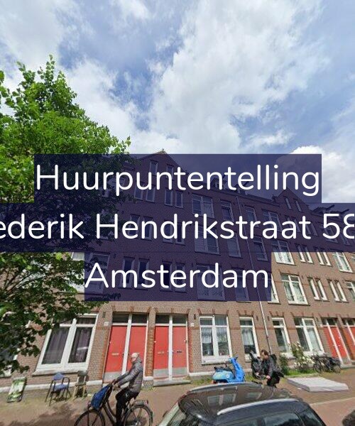 Foto gevel Huurpuntentelling voor Frederik Hendrikstraat 58-1, Amsterdam