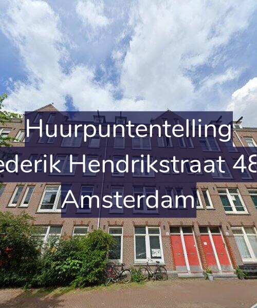Foto gevel Huurpuntentelling voor Frederik Hendrikstraat 48-1, Amsterdam