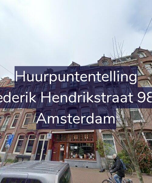 Foto gevel Huurpuntentelling voor Frederik Hendrikstraat 98-1, Amsterdam