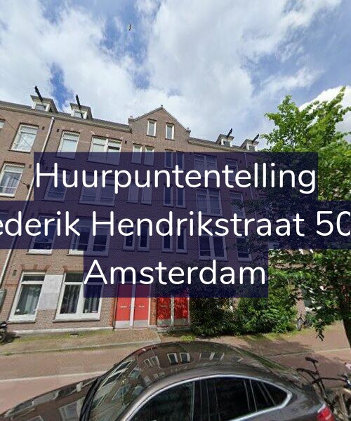 Foto gevel Huurpuntentelling voor Frederik Hendrikstraat 50-H, Amsterdam