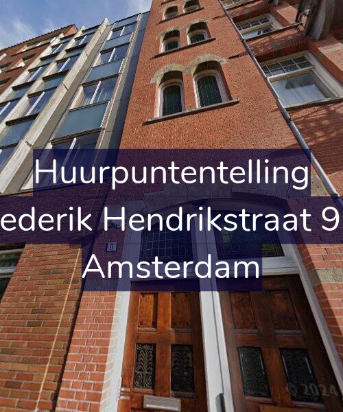 Foto gevel Huurpuntentelling voor Frederik Hendrikstraat 9-E, Amsterdam