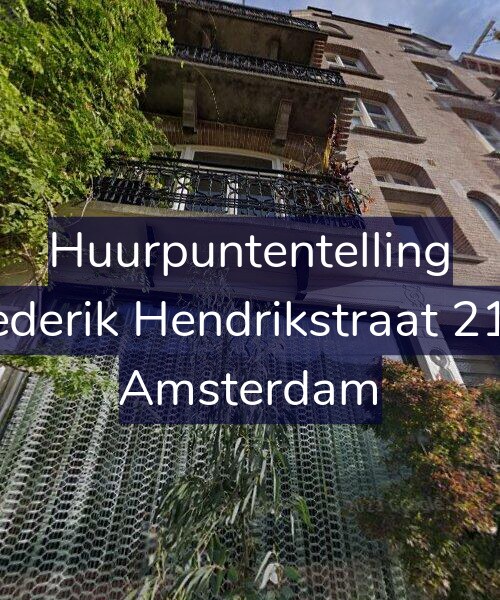 Foto gevel Huurpuntentelling voor Frederik Hendrikstraat 21-2, Amsterdam