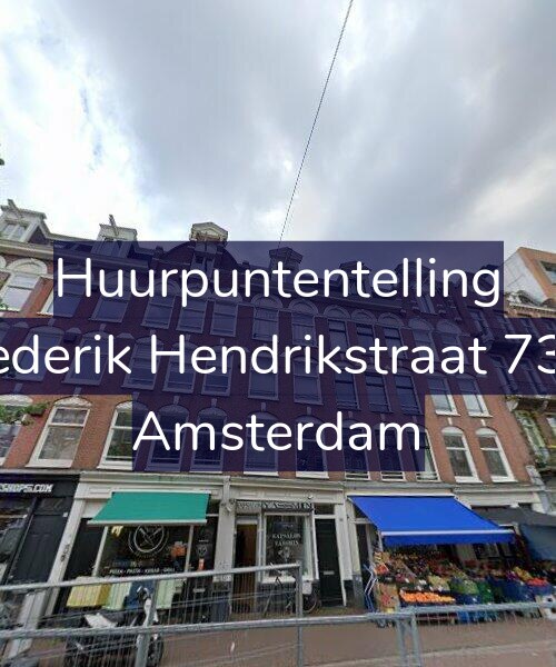 Foto gevel Huurpuntentelling voor Frederik Hendrikstraat 73-1, Amsterdam