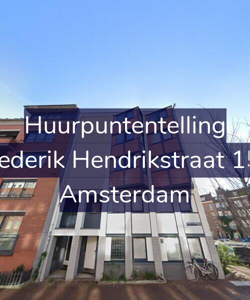 Foto gevel Huurpuntentelling voor Frederik Hendrikstraat 157, Amsterdam