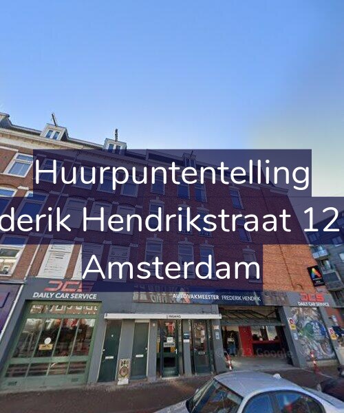 Foto gevel Huurpuntentelling voor Frederik Hendrikstraat 129-2, Amsterdam