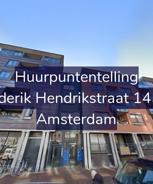 Foto gevel Huurpuntentelling voor Frederik Hendrikstraat 145-C, Amsterdam