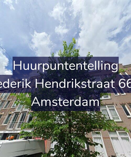 Foto gevel Huurpuntentelling voor Frederik Hendrikstraat 66-3, Amsterdam