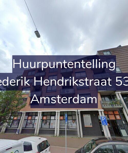 Foto gevel Huurpuntentelling voor Frederik Hendrikstraat 53-C, Amsterdam