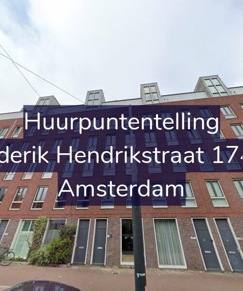 Foto gevel Huurpuntentelling voor Frederik Hendrikstraat 174-A, Amsterdam