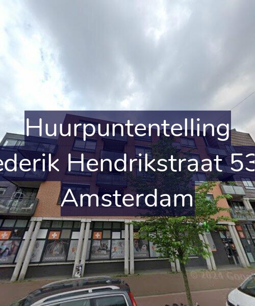 Foto gevel Huurpuntentelling voor Frederik Hendrikstraat 53-B, Amsterdam