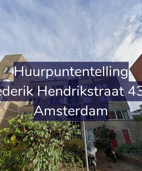 Foto gevel Huurpuntentelling voor Frederik Hendrikstraat 43-C, Amsterdam
