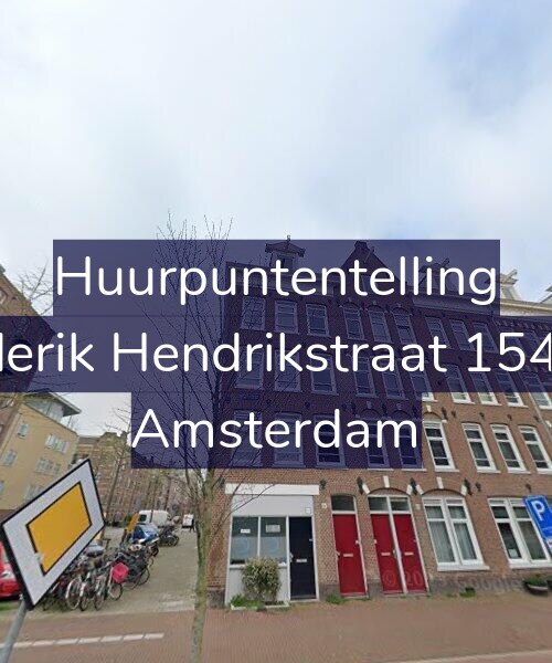 Foto gevel Huurpuntentelling voor Frederik Hendrikstraat 154-A1, Amsterdam