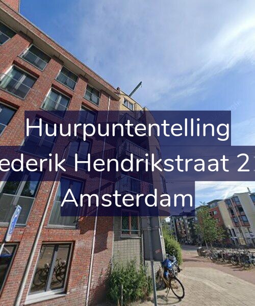 Foto gevel Huurpuntentelling voor Frederik Hendrikstraat 212, Amsterdam