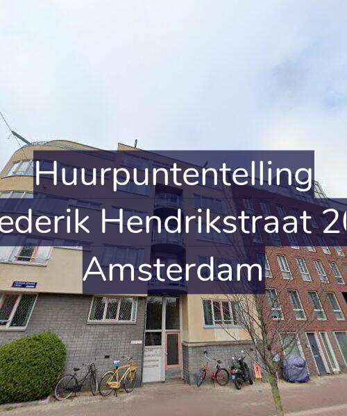 Foto gevel Huurpuntentelling voor Frederik Hendrikstraat 200, Amsterdam