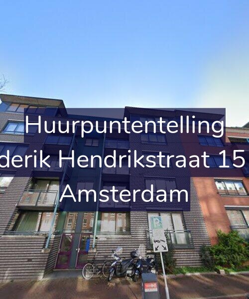 Foto gevel Huurpuntentelling voor Frederik Hendrikstraat 151-B, Amsterdam