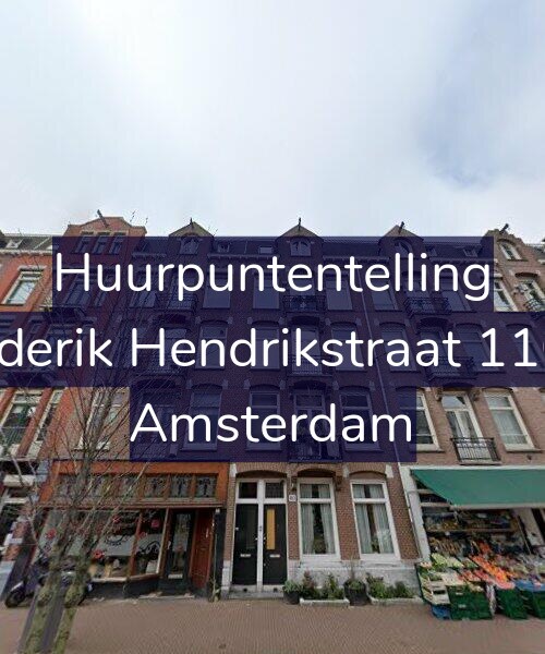 Foto gevel Huurpuntentelling voor Frederik Hendrikstraat 110-1, Amsterdam