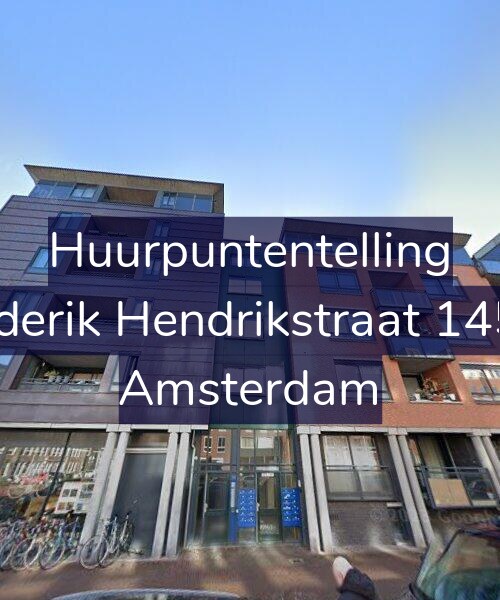 Foto gevel Huurpuntentelling voor Frederik Hendrikstraat 145-A, Amsterdam