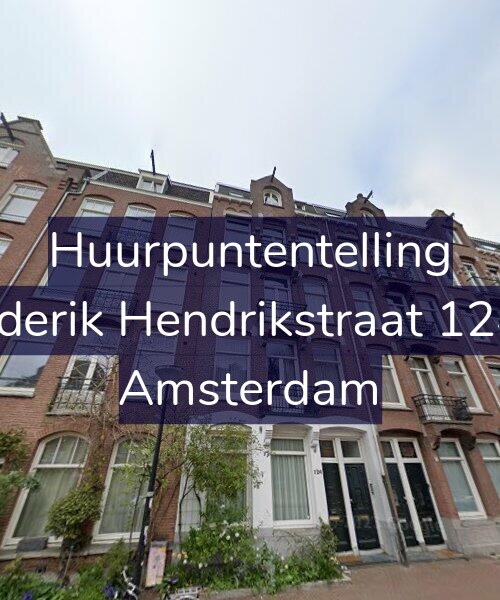 Foto gevel Huurpuntentelling voor Frederik Hendrikstraat 124-1, Amsterdam