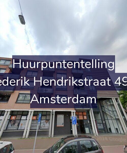 Foto gevel Huurpuntentelling voor Frederik Hendrikstraat 49-C, Amsterdam