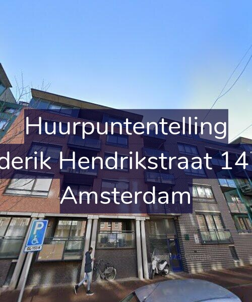 Foto gevel Huurpuntentelling voor Frederik Hendrikstraat 147-C, Amsterdam