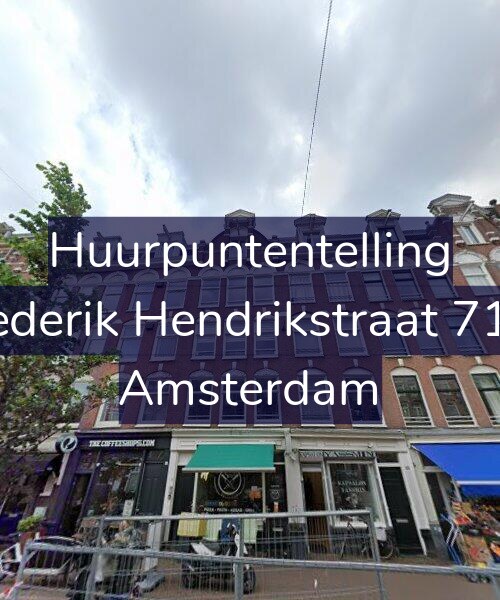 Foto gevel Huurpuntentelling voor Frederik Hendrikstraat 71-1, Amsterdam