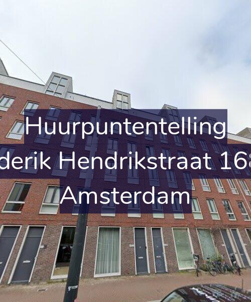 Foto gevel Huurpuntentelling voor Frederik Hendrikstraat 168-B, Amsterdam