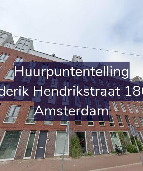 Foto gevel Huurpuntentelling voor Frederik Hendrikstraat 186-A, Amsterdam