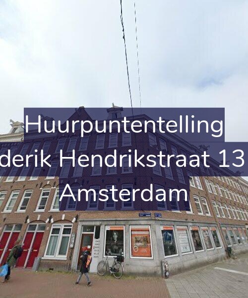 Foto gevel Huurpuntentelling voor Frederik Hendrikstraat 132-3, Amsterdam