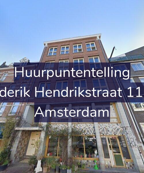 Foto gevel Huurpuntentelling voor Frederik Hendrikstraat 113-E, Amsterdam