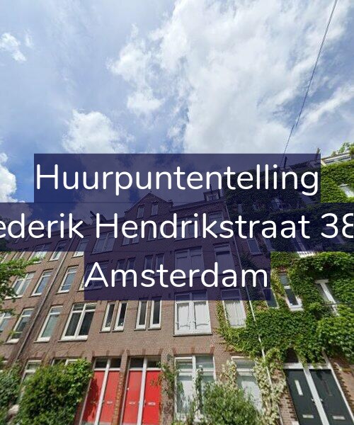 Foto gevel Huurpuntentelling voor Frederik Hendrikstraat 38-2, Amsterdam