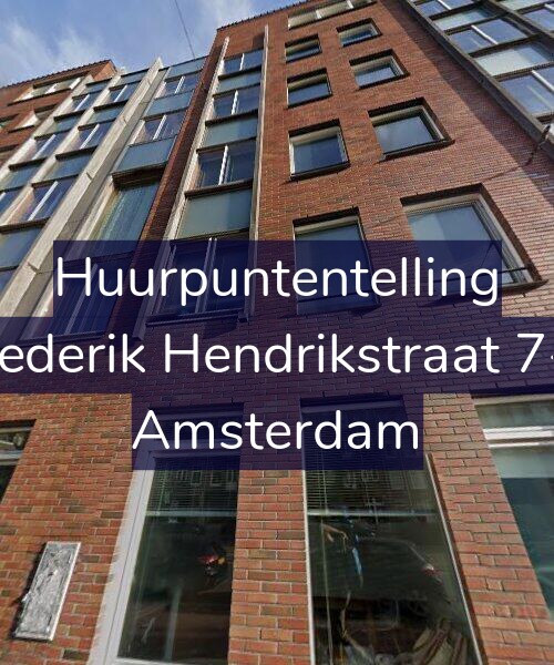 Foto gevel Huurpuntentelling voor Frederik Hendrikstraat 7-C, Amsterdam
